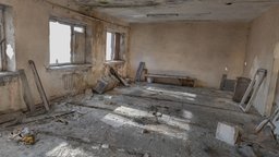 Derelict Soviet Factory Room