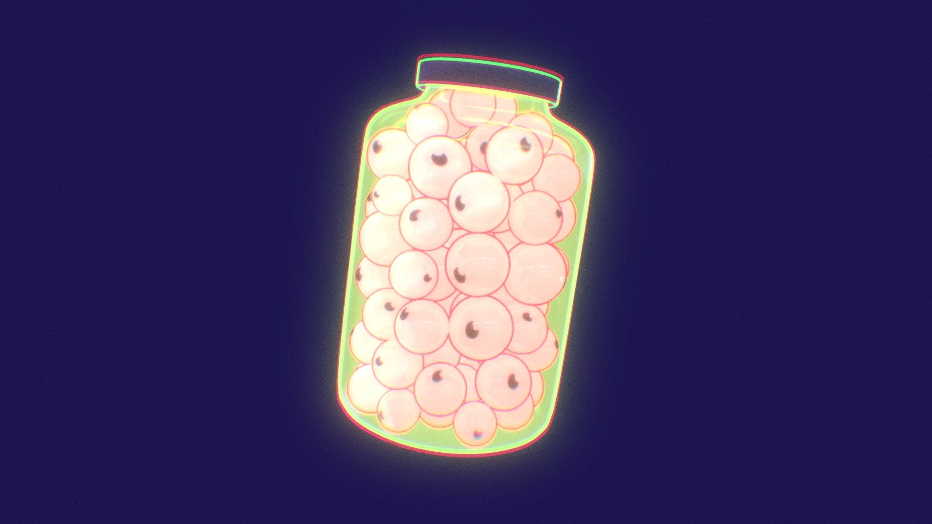 Eye Jar 3d model