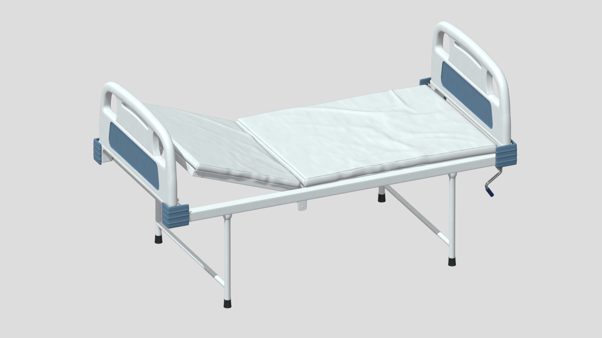 Medical Bed 03 PBR Realistic 3d model