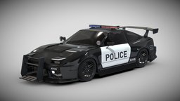 Nissan 180SX Police Car