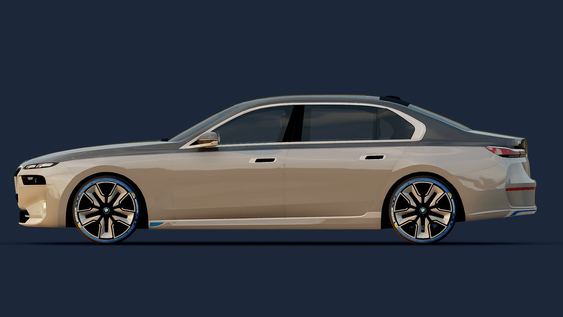 3d Model BMW I7 3d model