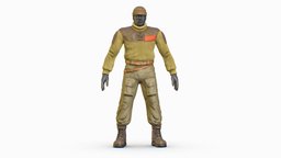 High Poly Casual Male Technician Sweater