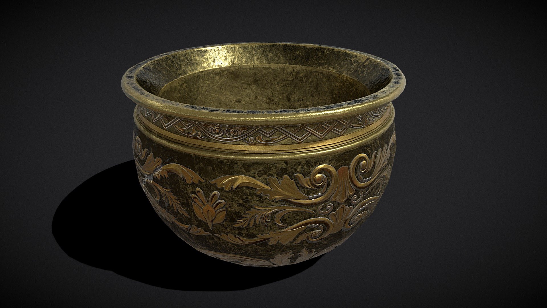 Gold Goblet 3d model