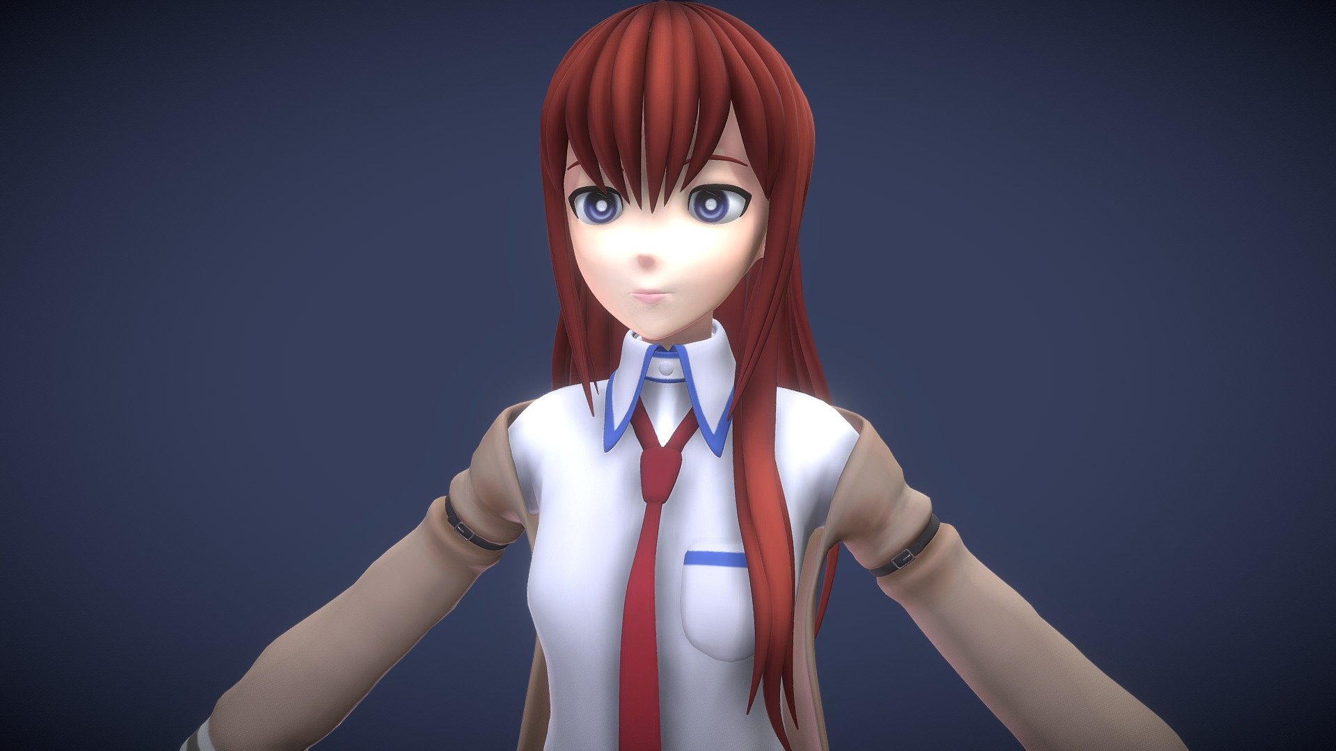 Kurisu Makise 3d model