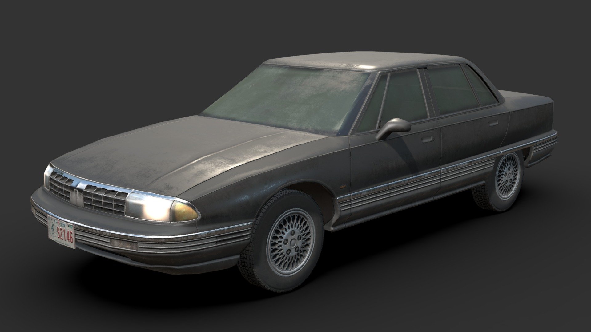 1993 Sedan 3d model