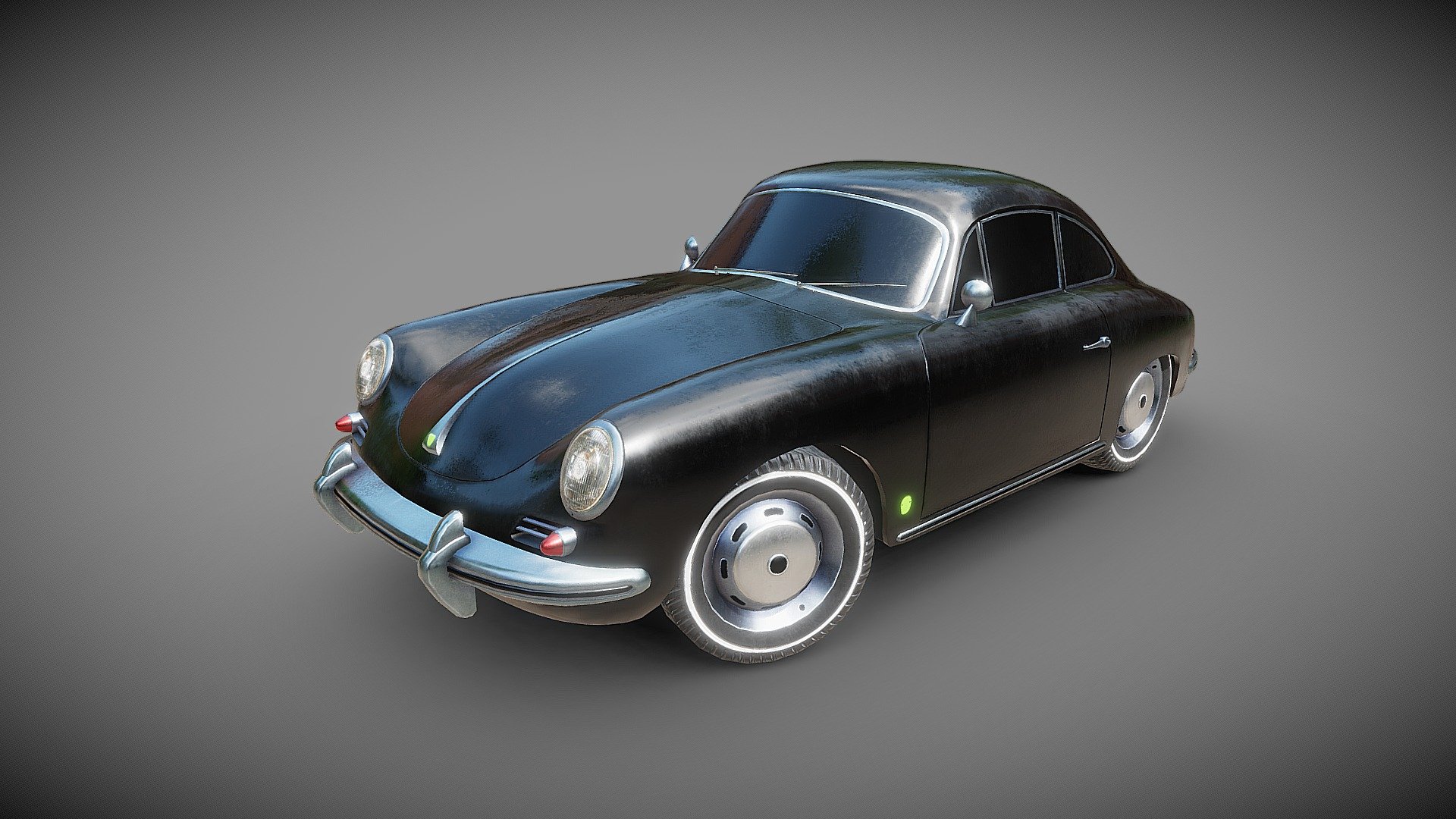 Porshe-365C 3d model