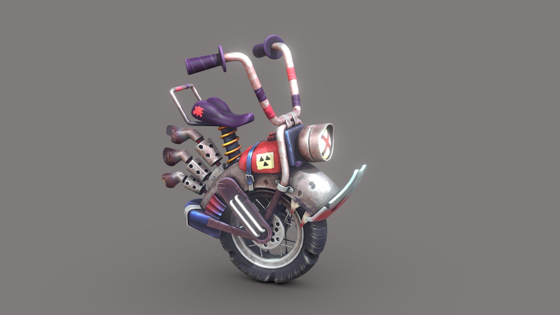 Monocycle 3d model