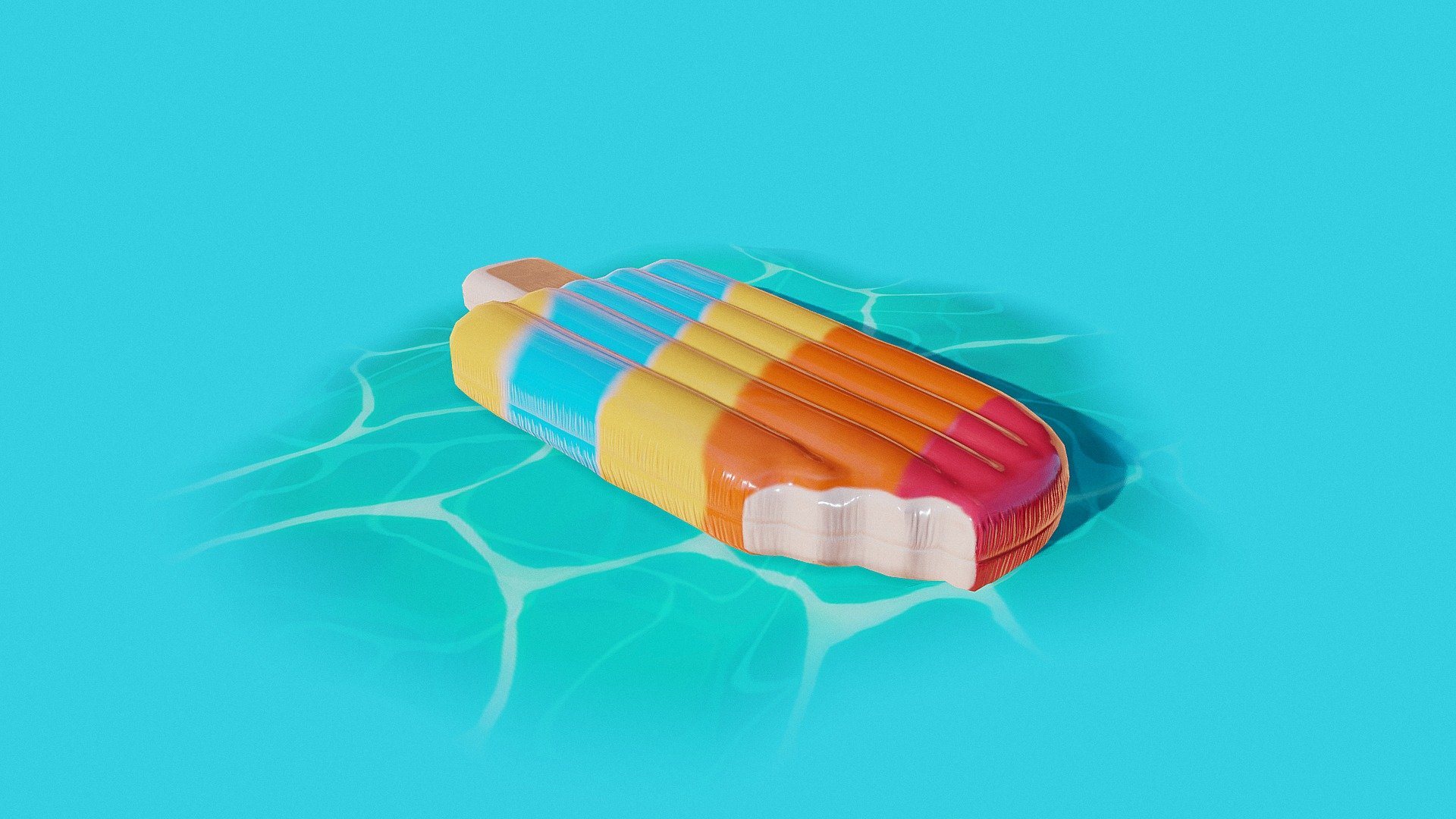 Inflatable Ice Cream 3d model