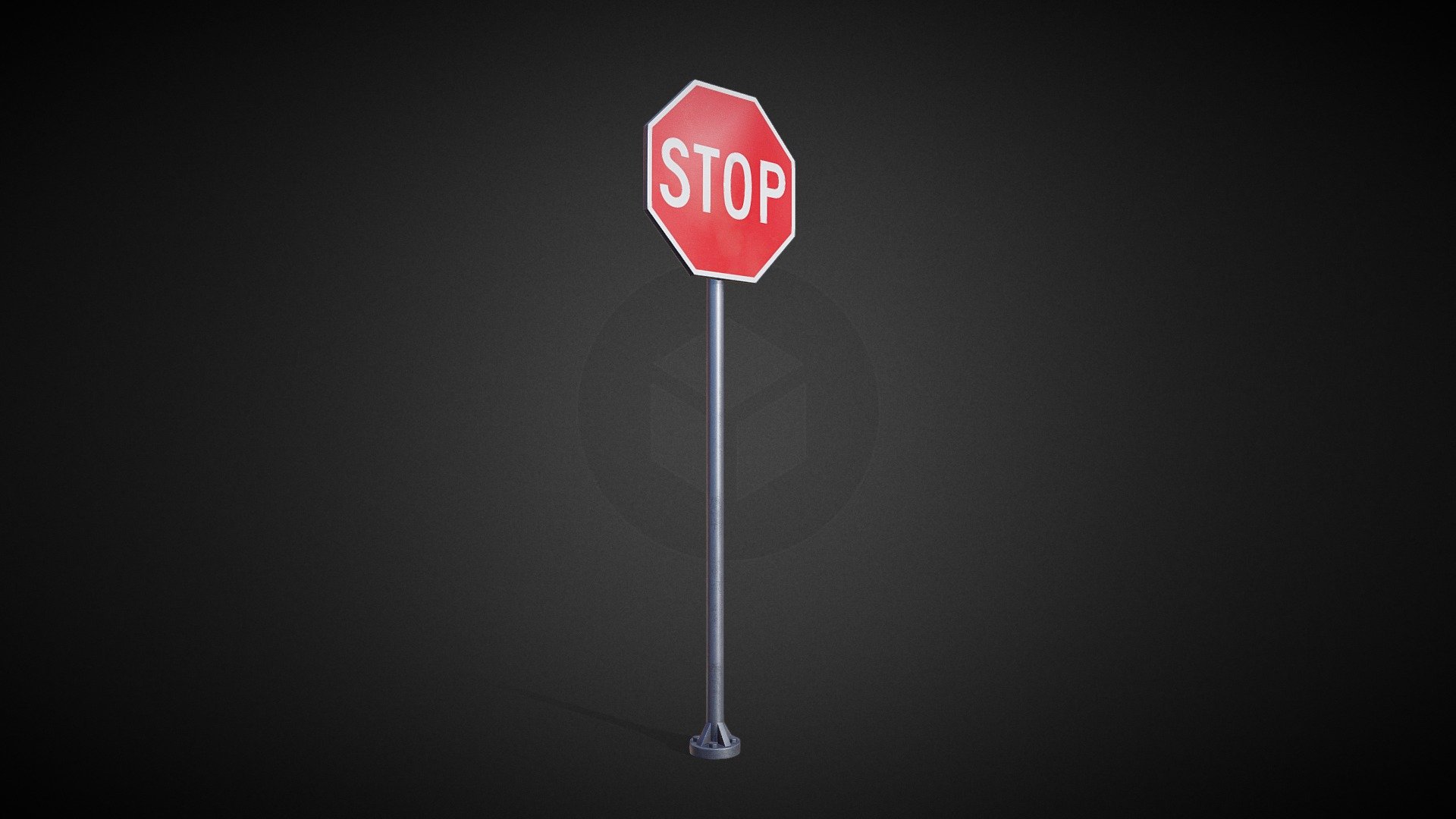 Road Signs 3d model