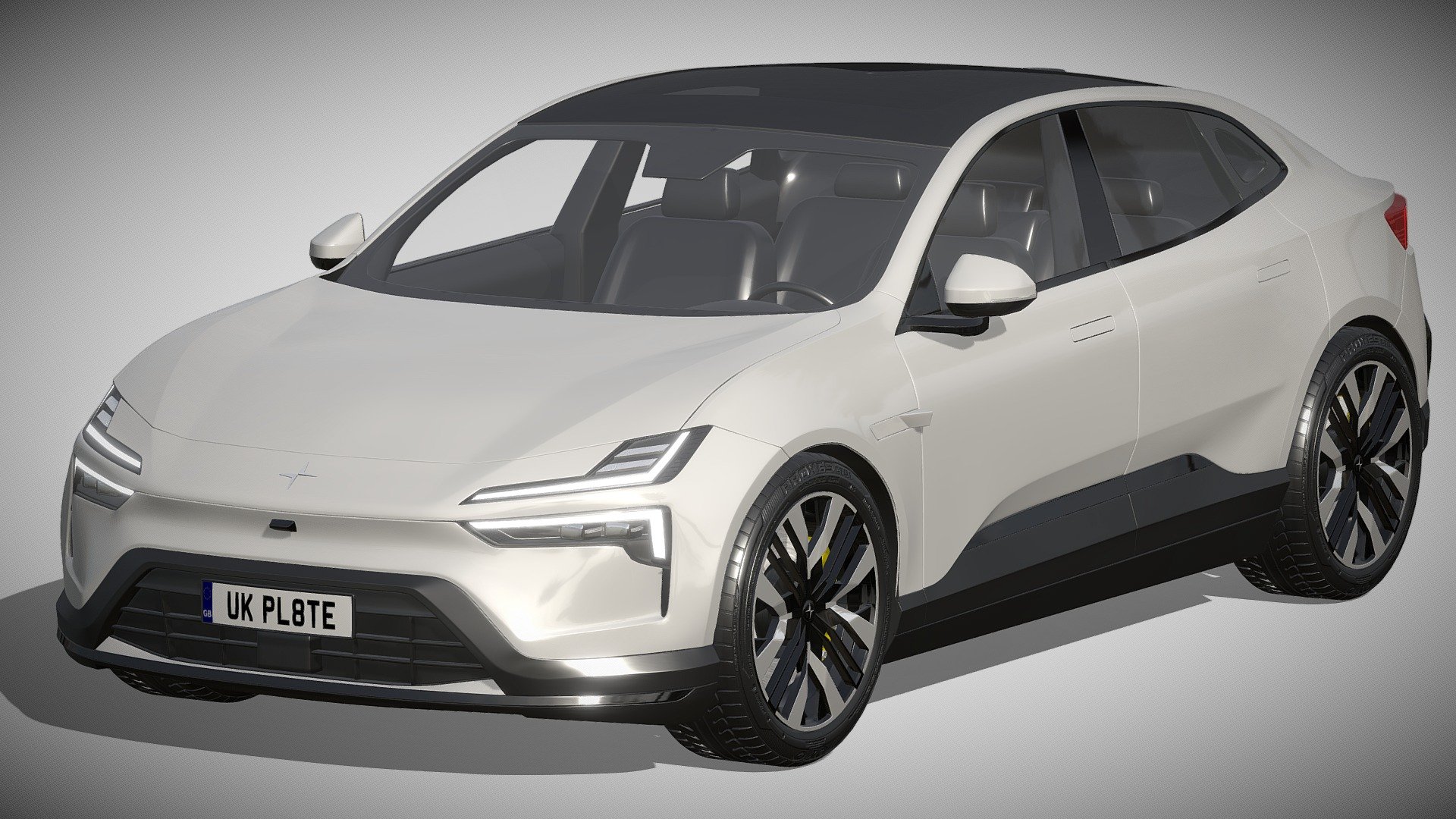 Polestar 4 2024 3d model