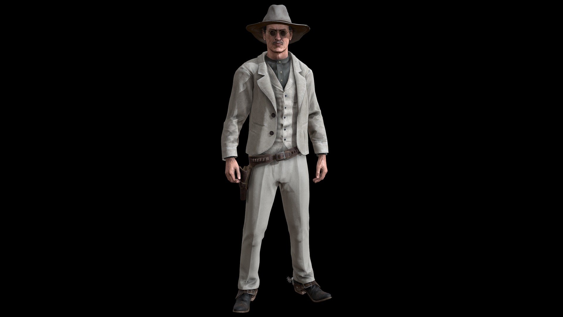 Cowboy 3d model