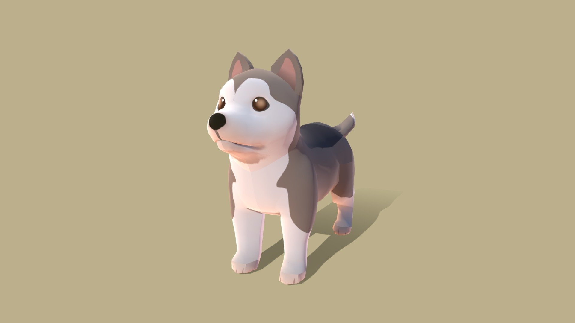 Dog_AlaskanMalamute 3d model