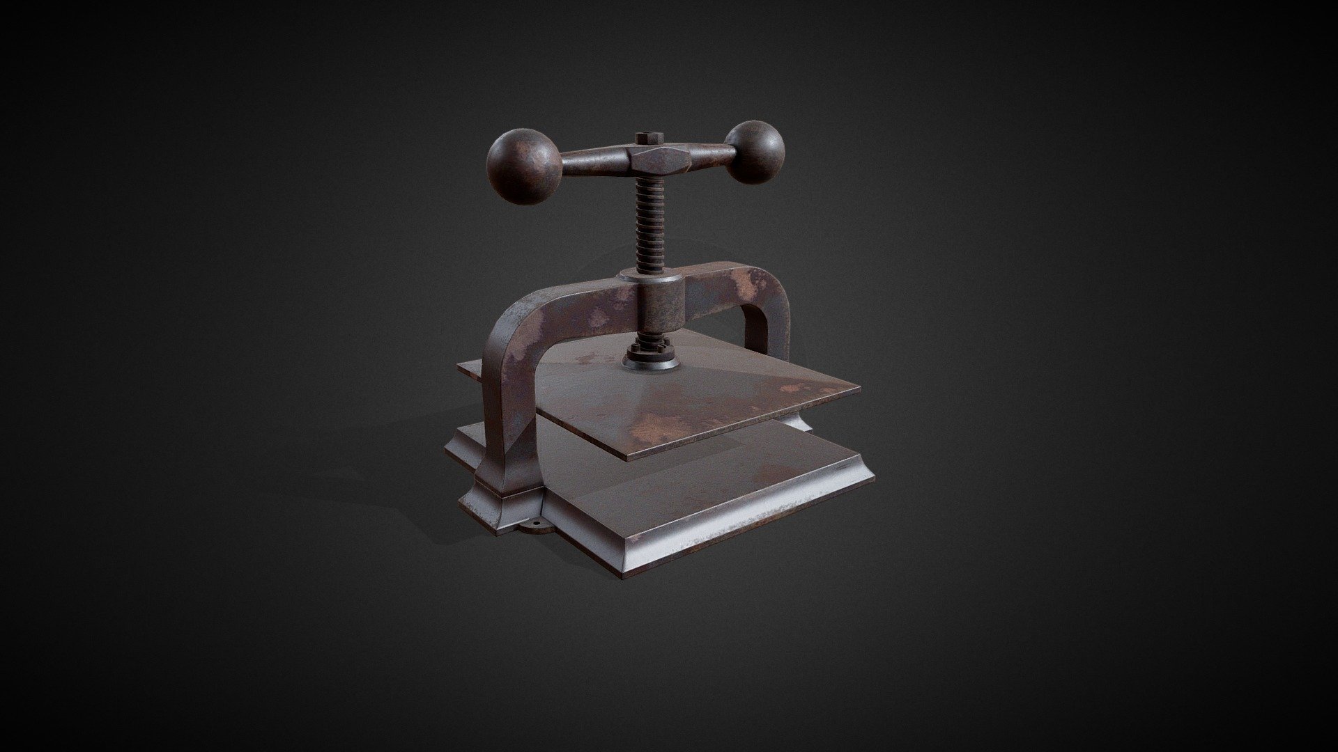 Book Press 3d model