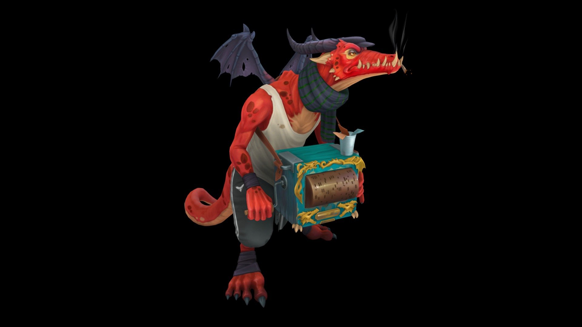 Red_dragon 3d model