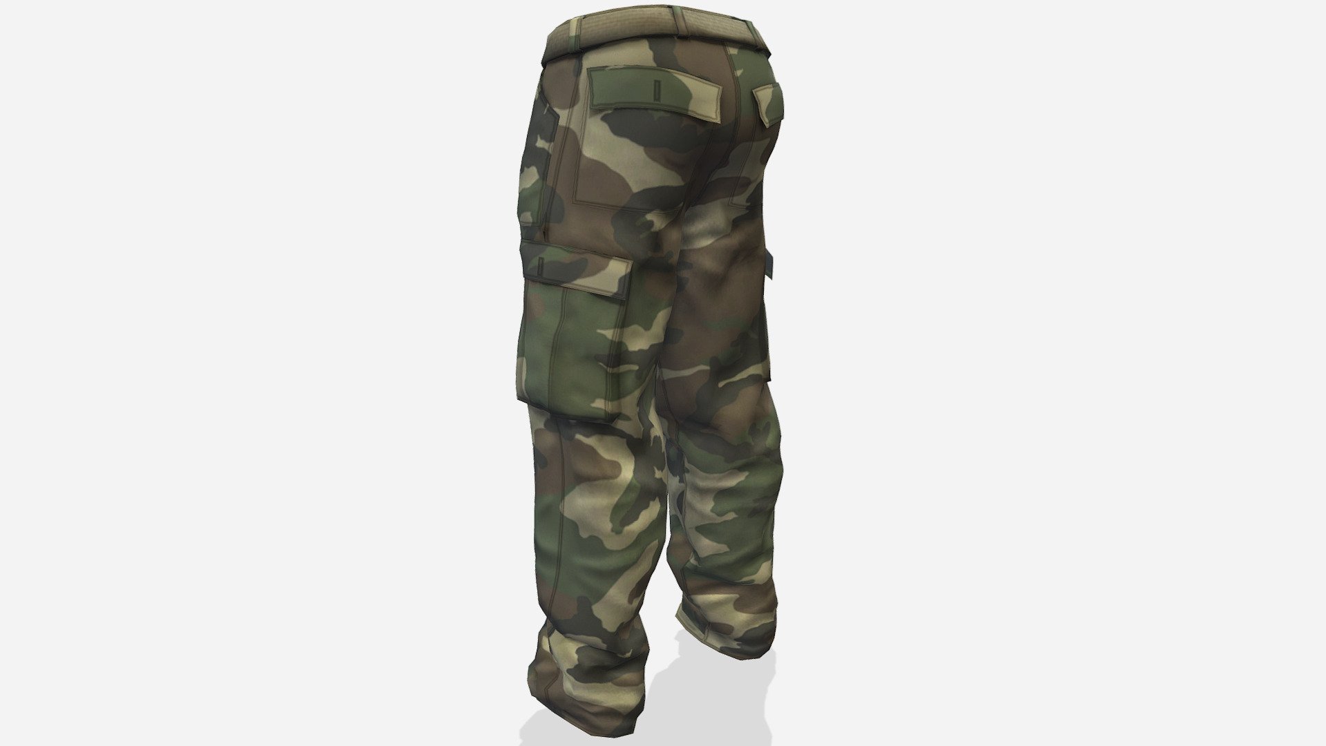 Mens Cargo Pants 3d model