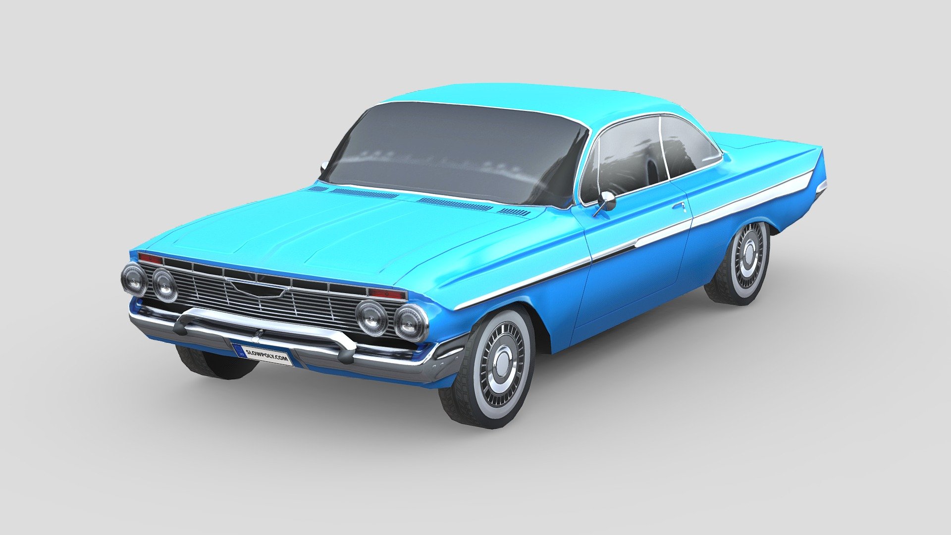 Chevrolet Impala Coupe 1961 3d model