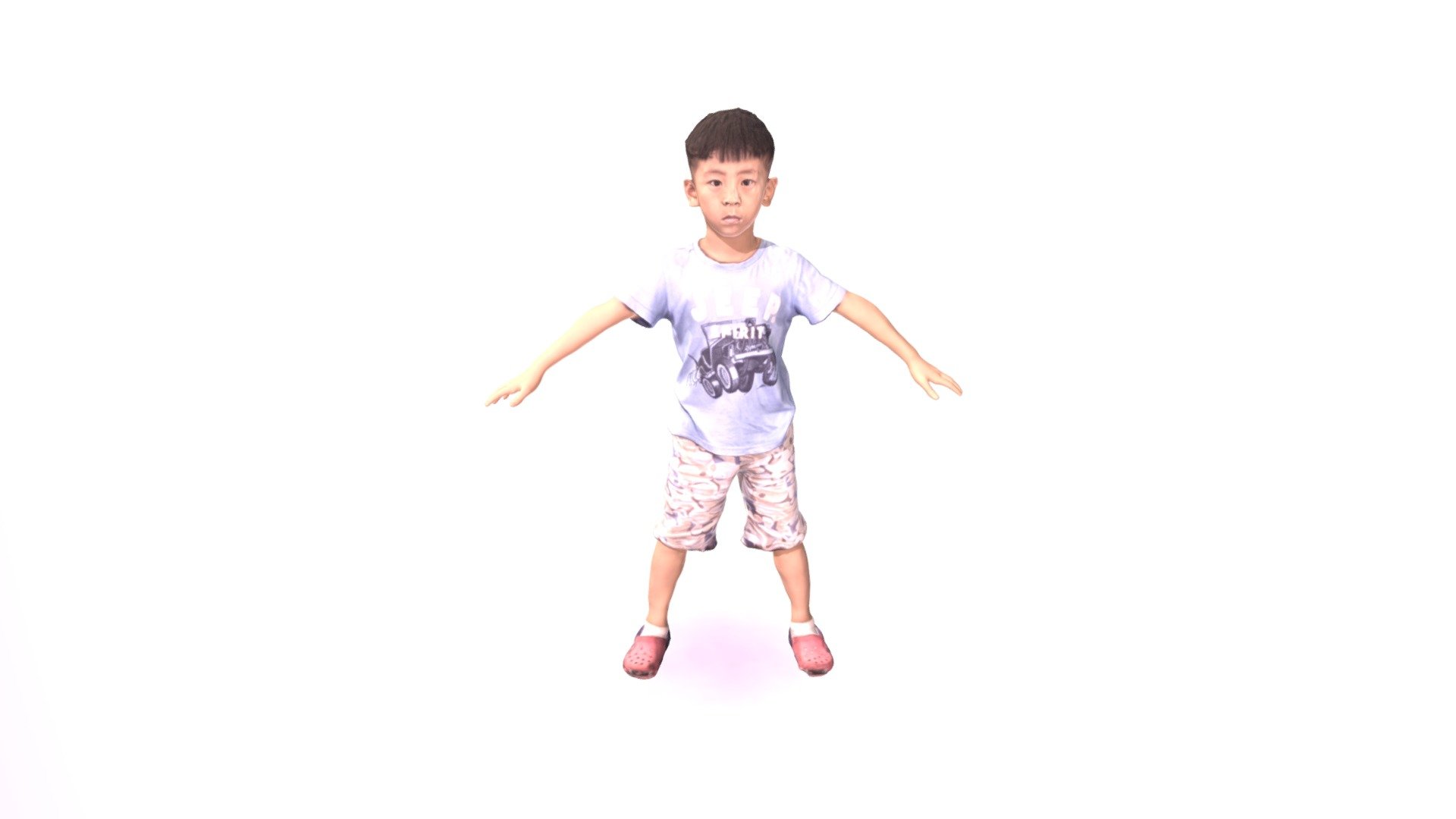 128-T POSE 3d model