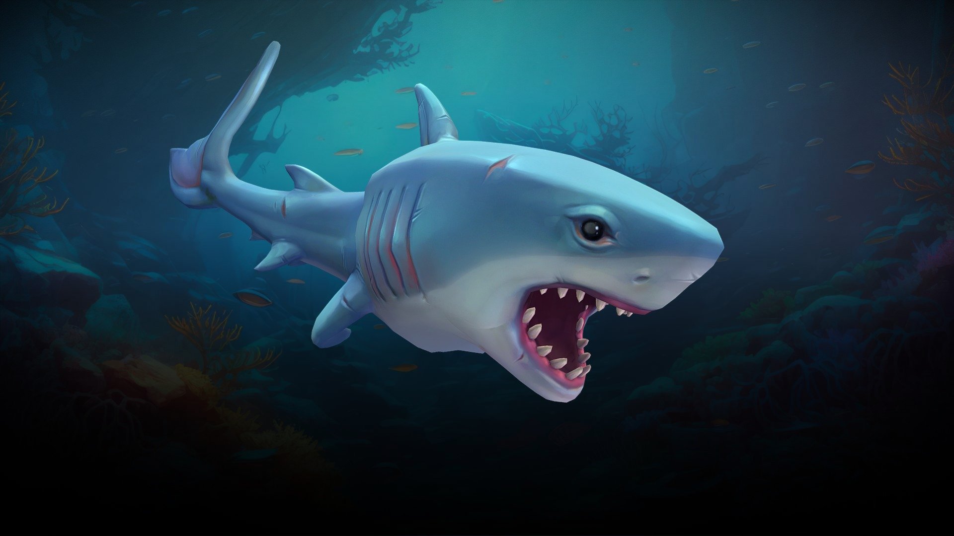 Stylized Shark 3d model