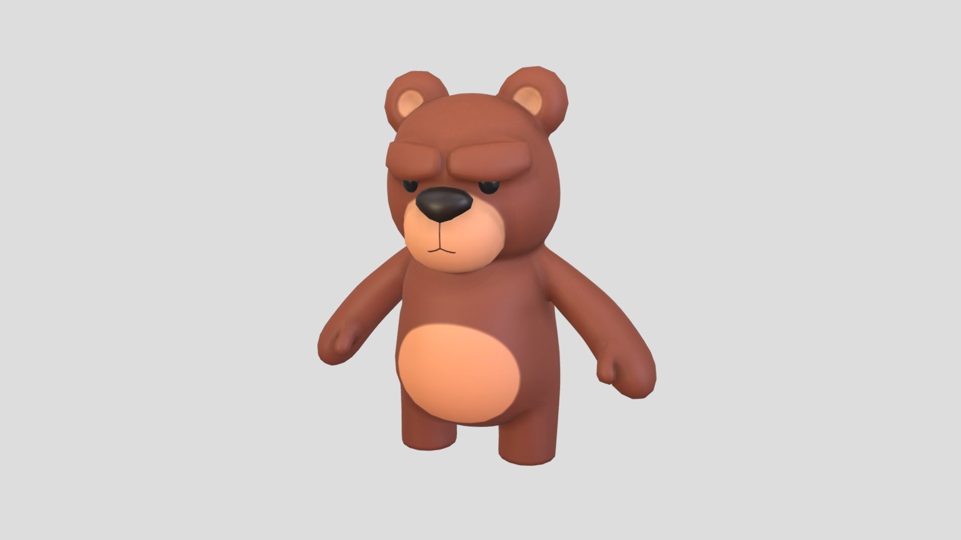 Character001 Bear 3d model