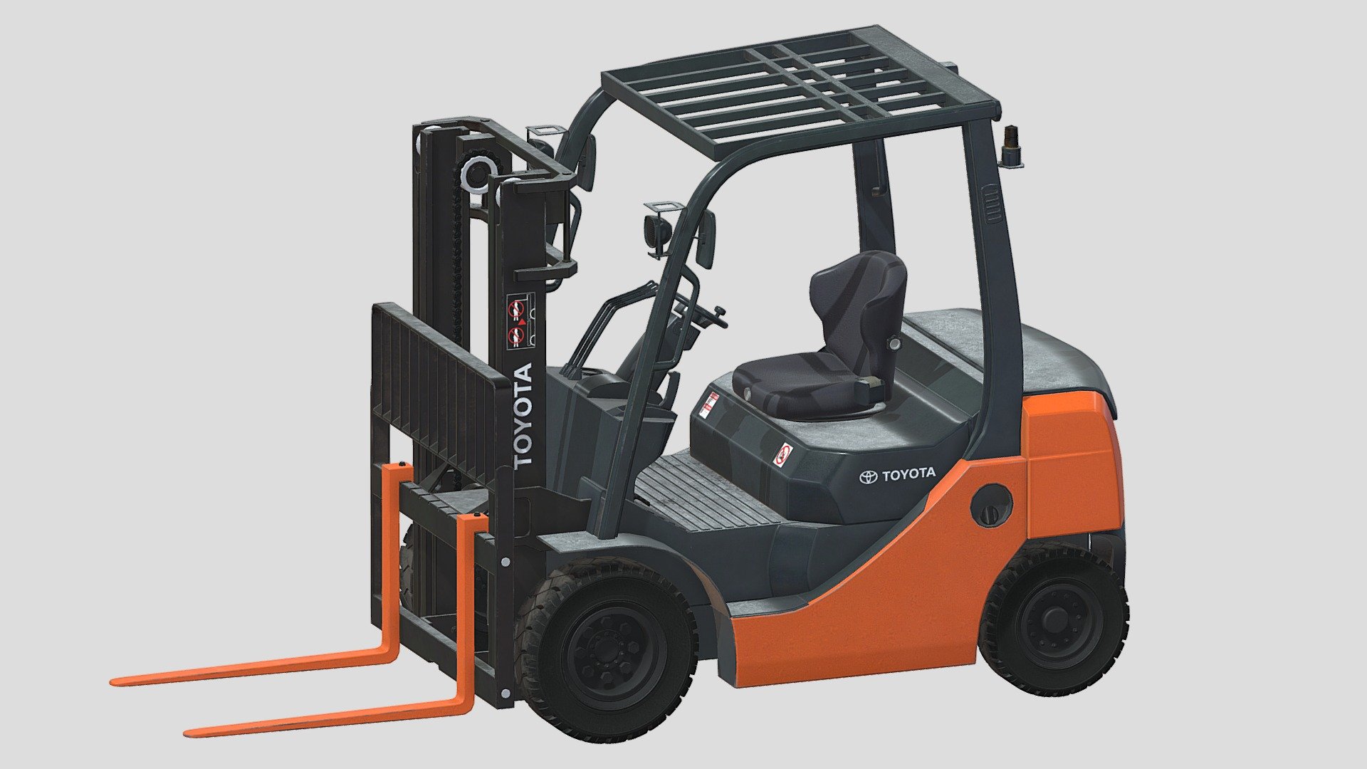 Toyota Core IC Pneumatic Forklift 3d model