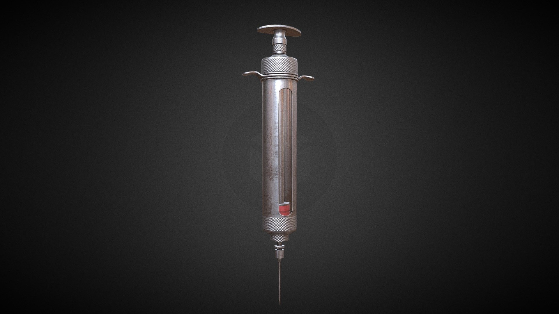 Vintage Syringe 3d model