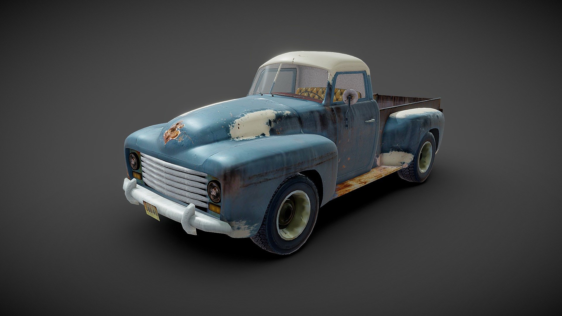 Old truck 3d model