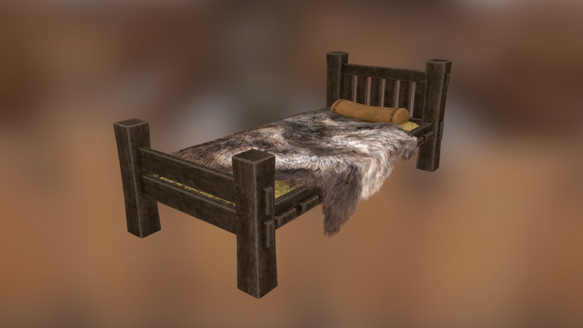 Peasants Bed 3d model