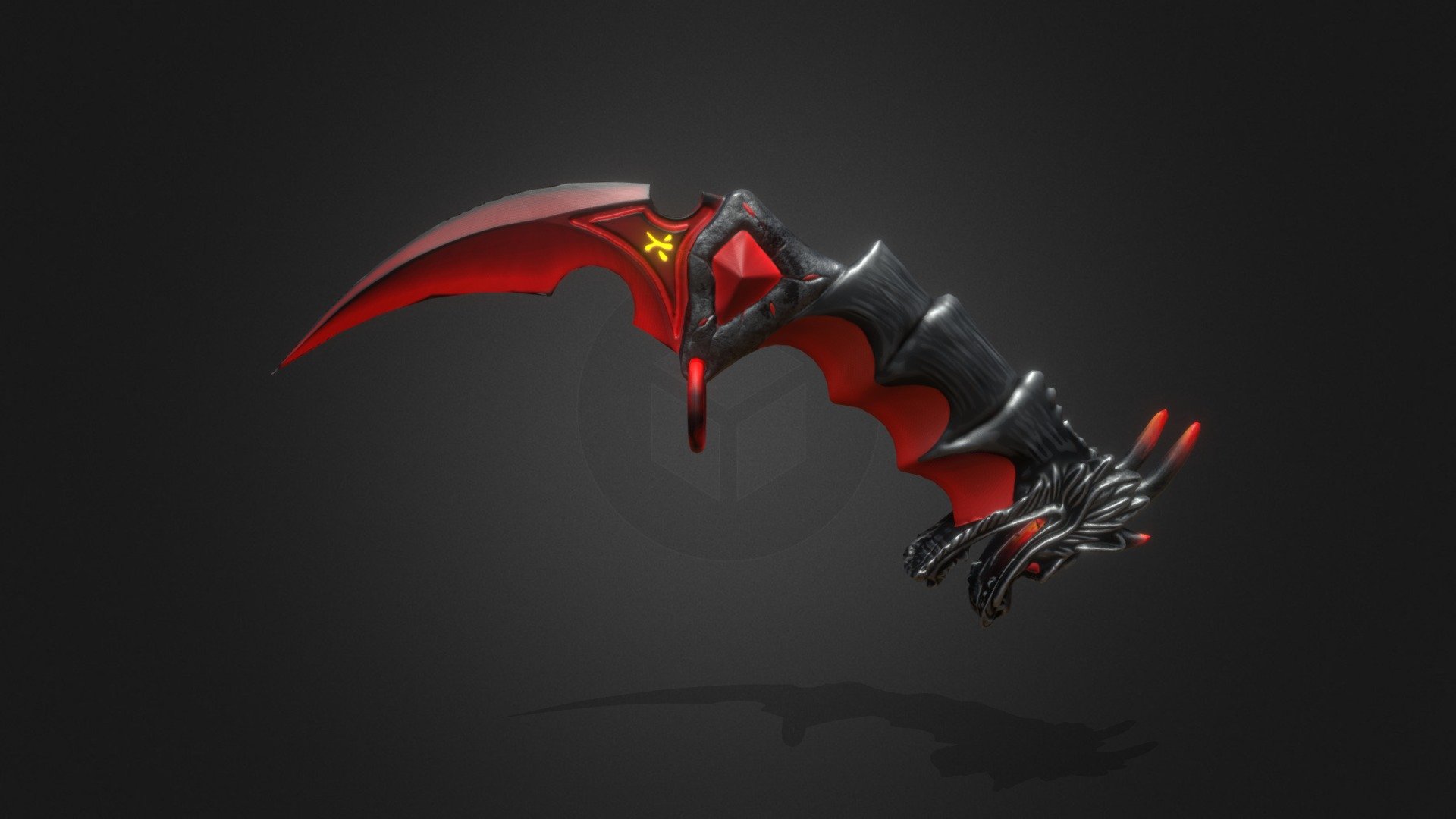 Dragon Karambit 3d model