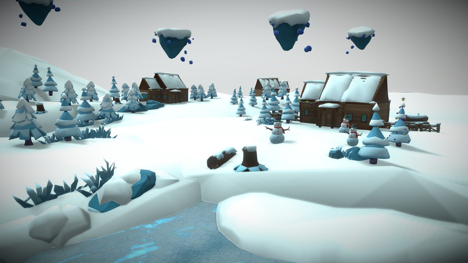 WinterFell_Environment 3d model