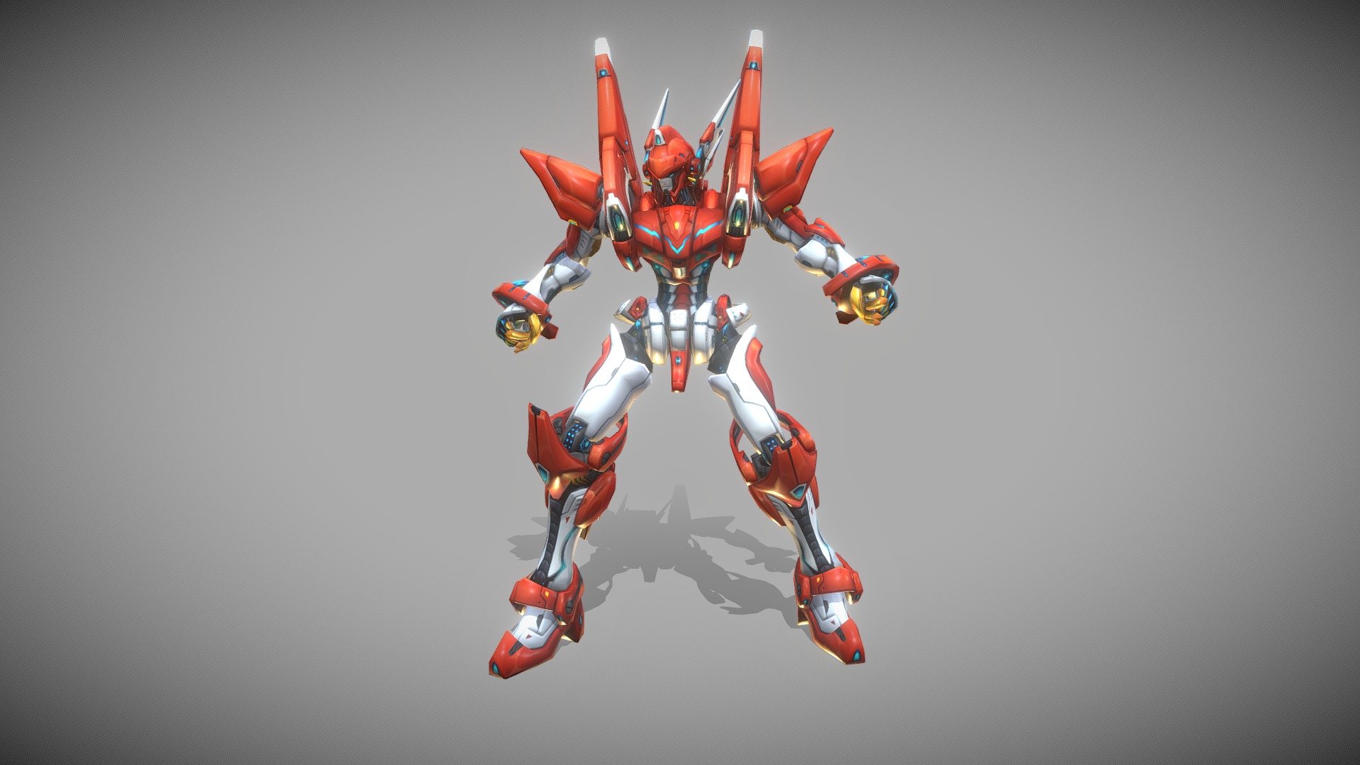 Super Mecha Robot 3d model