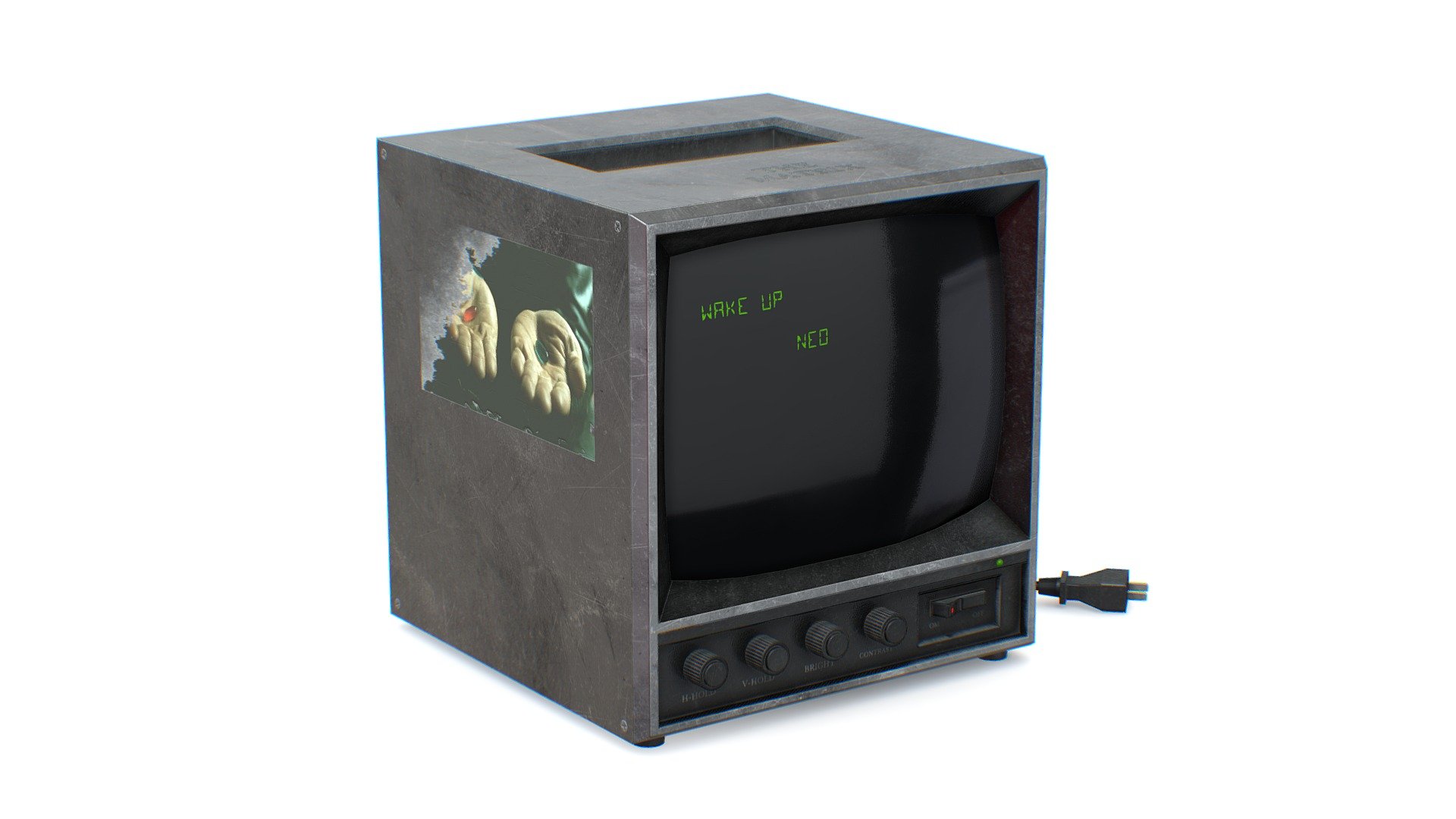 Crt TV-Freepoly.org 3d model