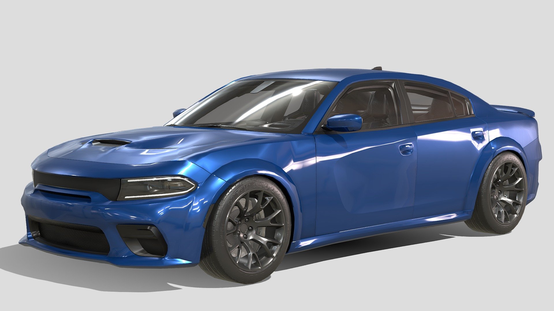 Dodge Charger SRT Hellcat 2020 3d model