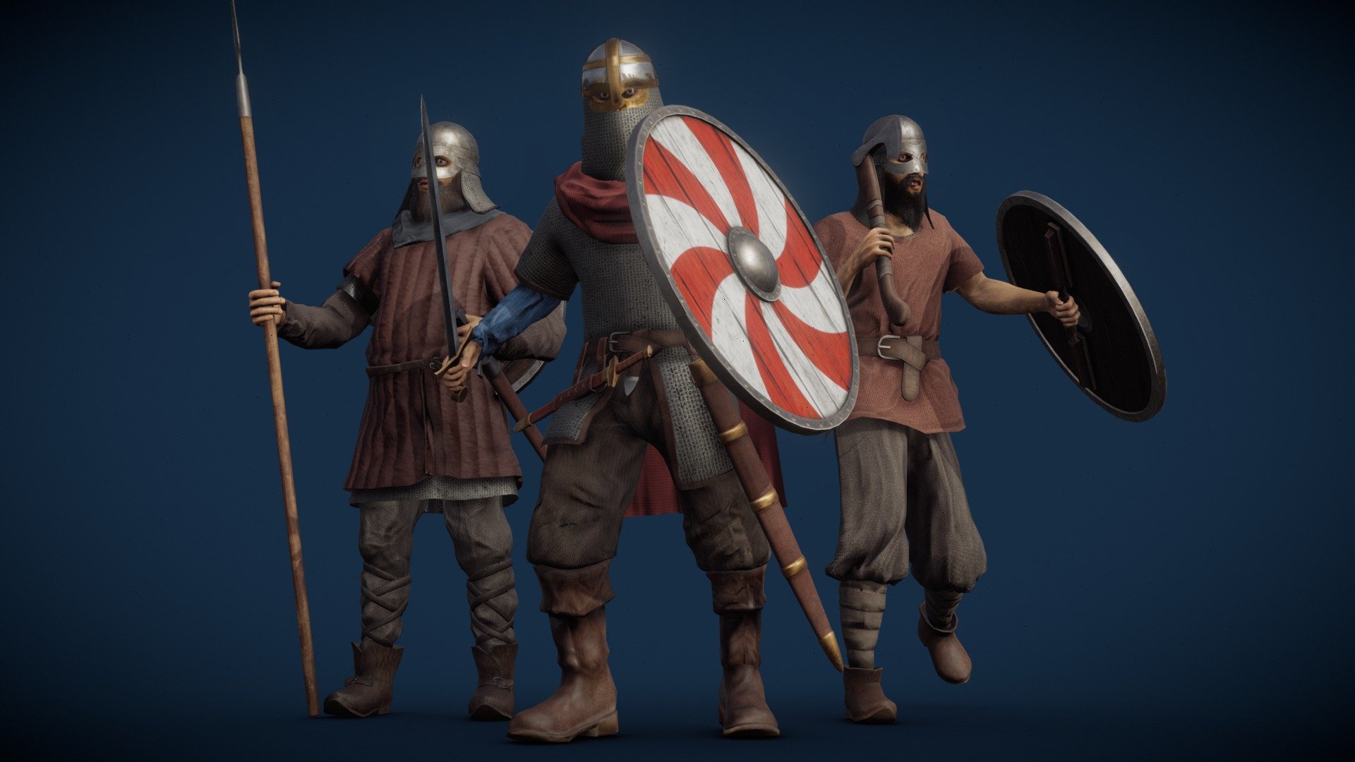 Vikings 3d model