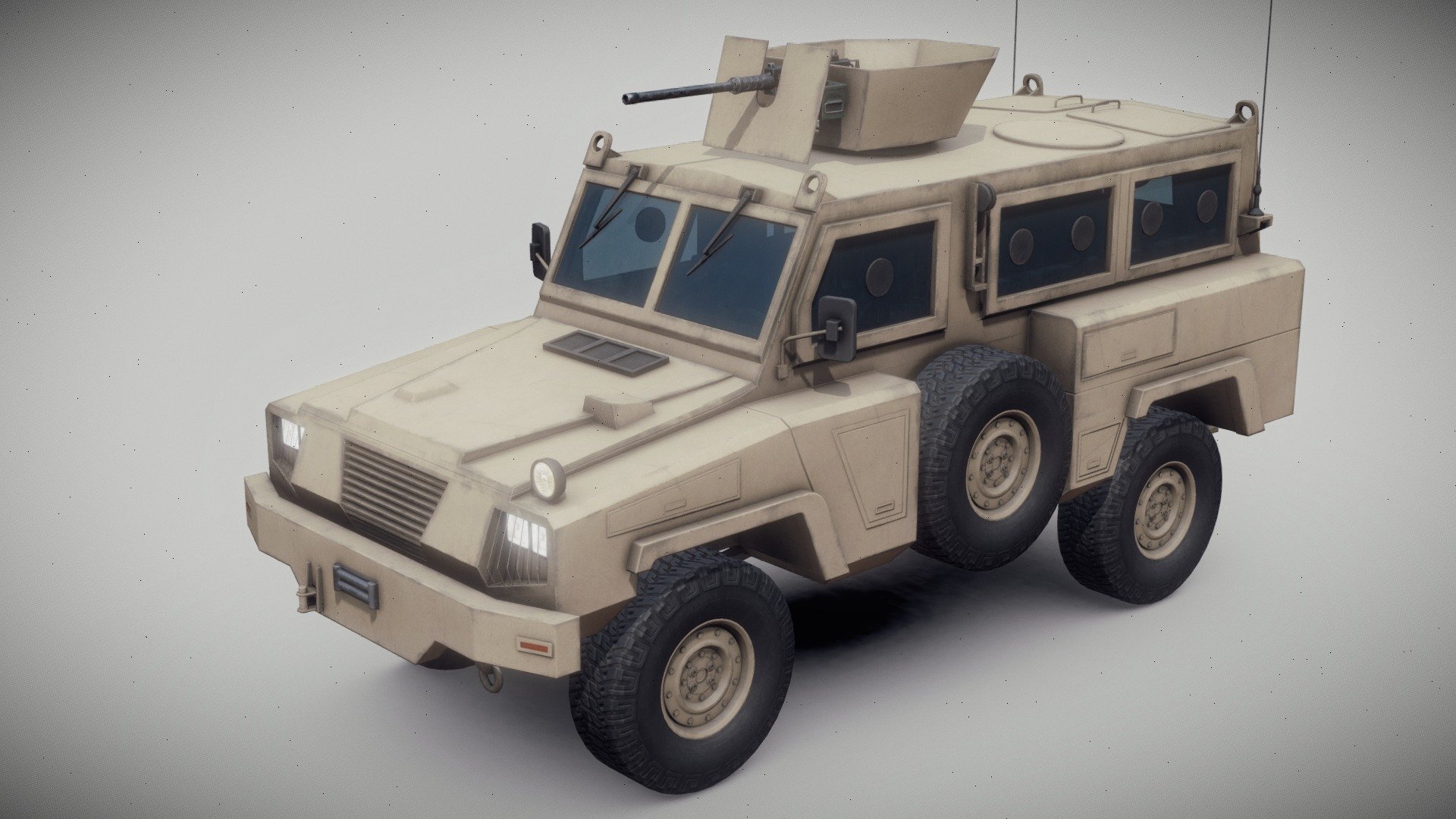 RG-31 Nyala 3d model