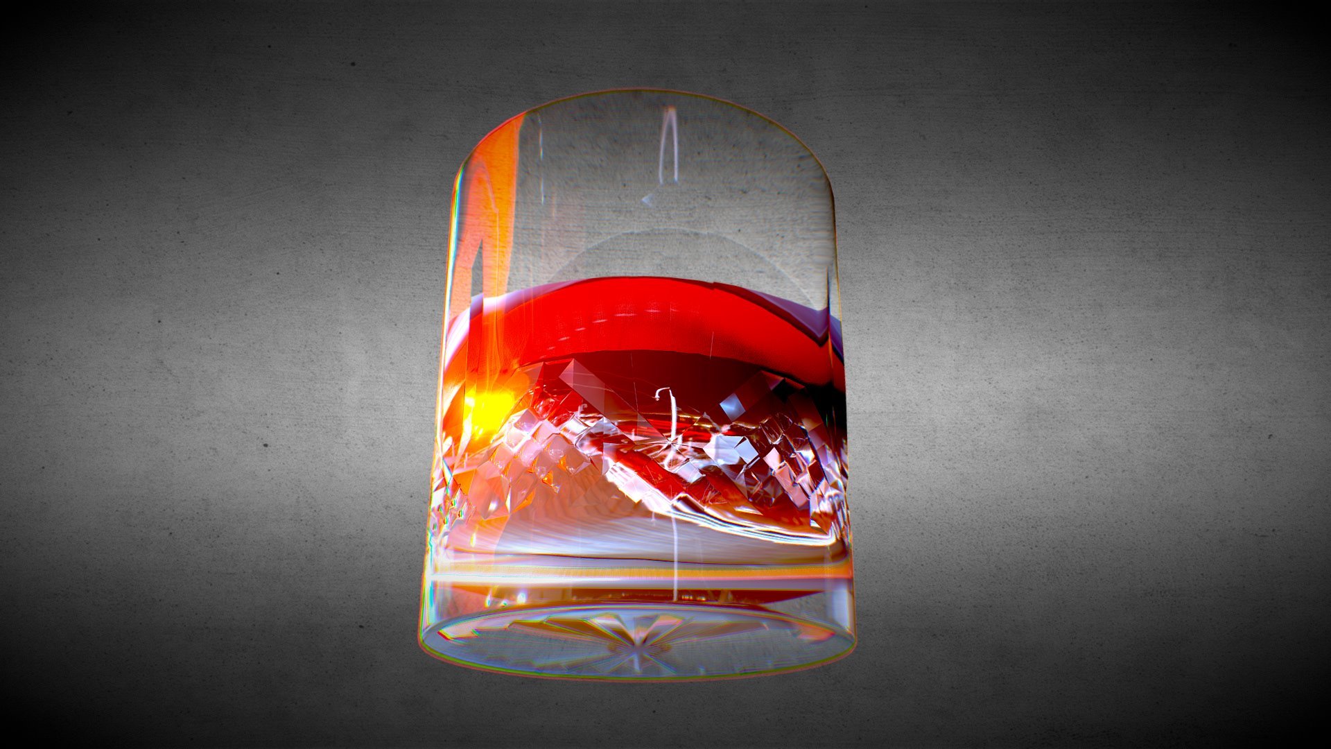 Whisky Glass 3d model