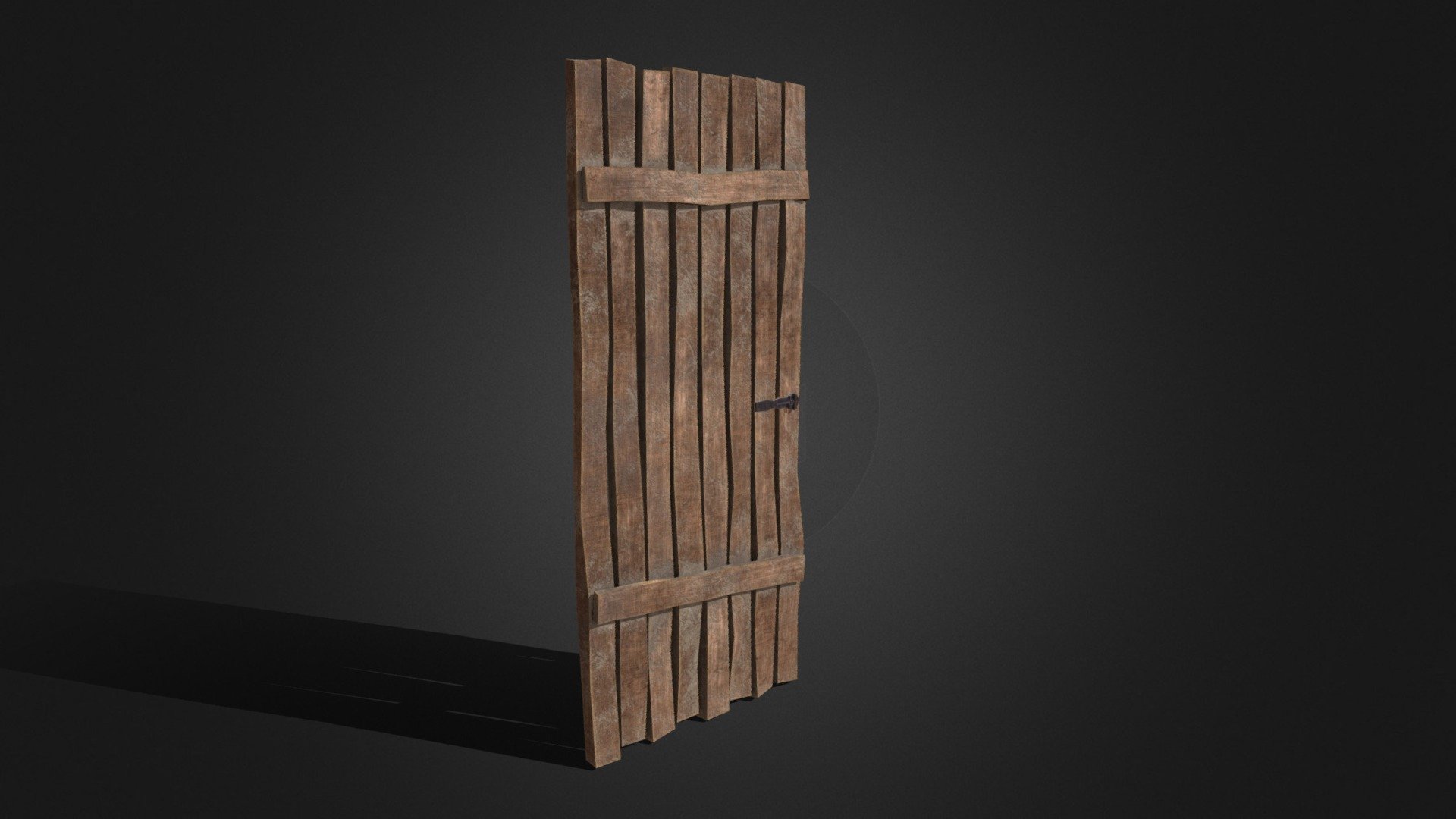 Wooden Door 3d model