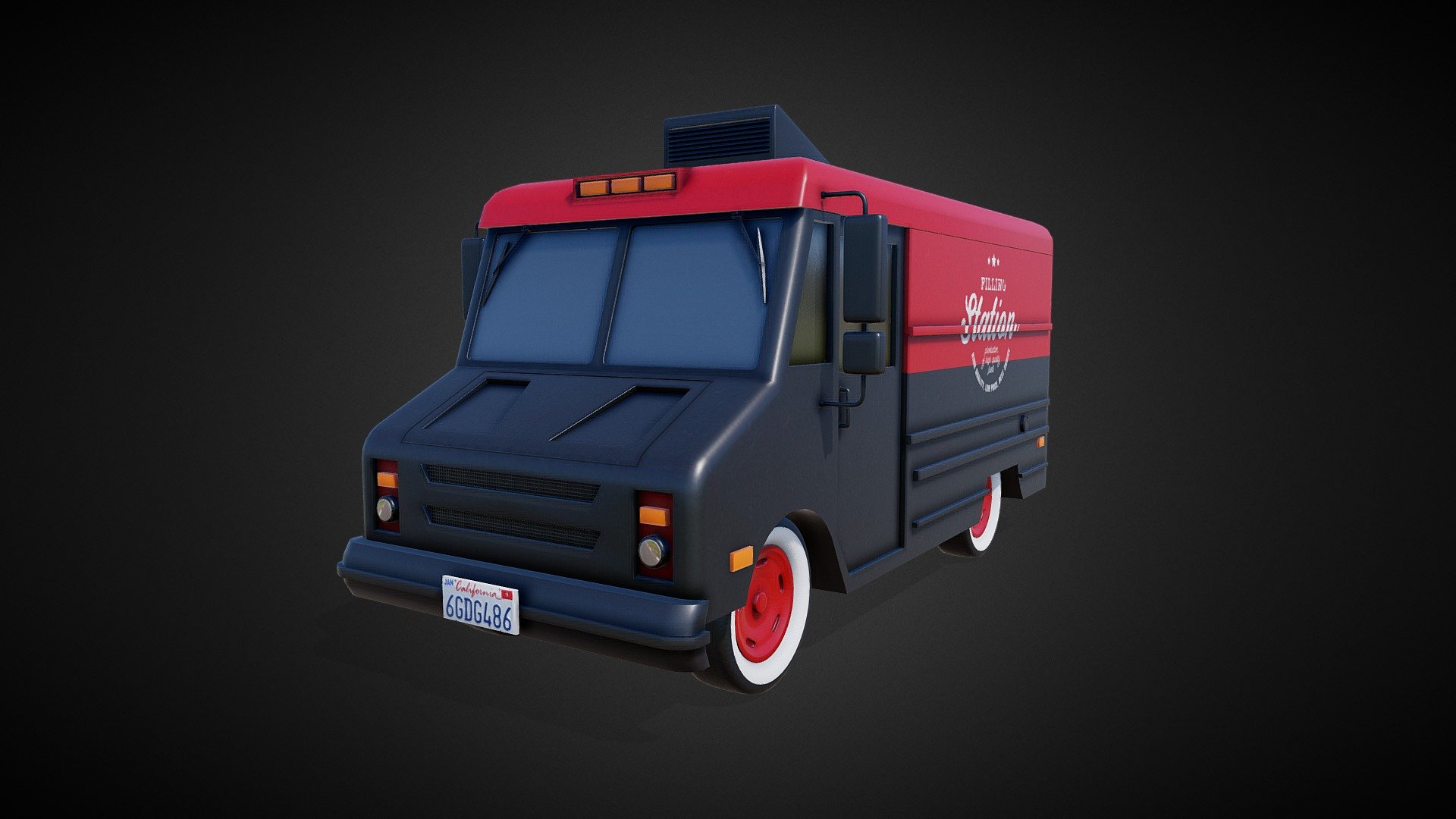 Delivery Truck 3d model