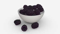 Blackberry in bowl