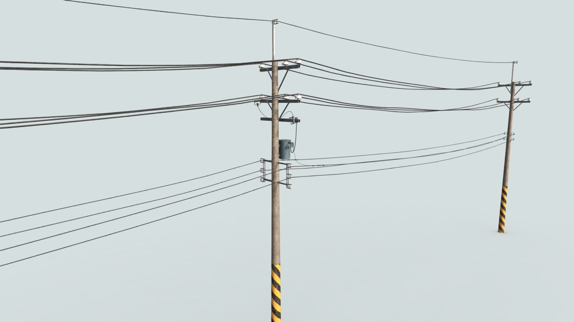 Power Pole 3d model