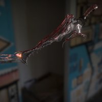 Infected sword