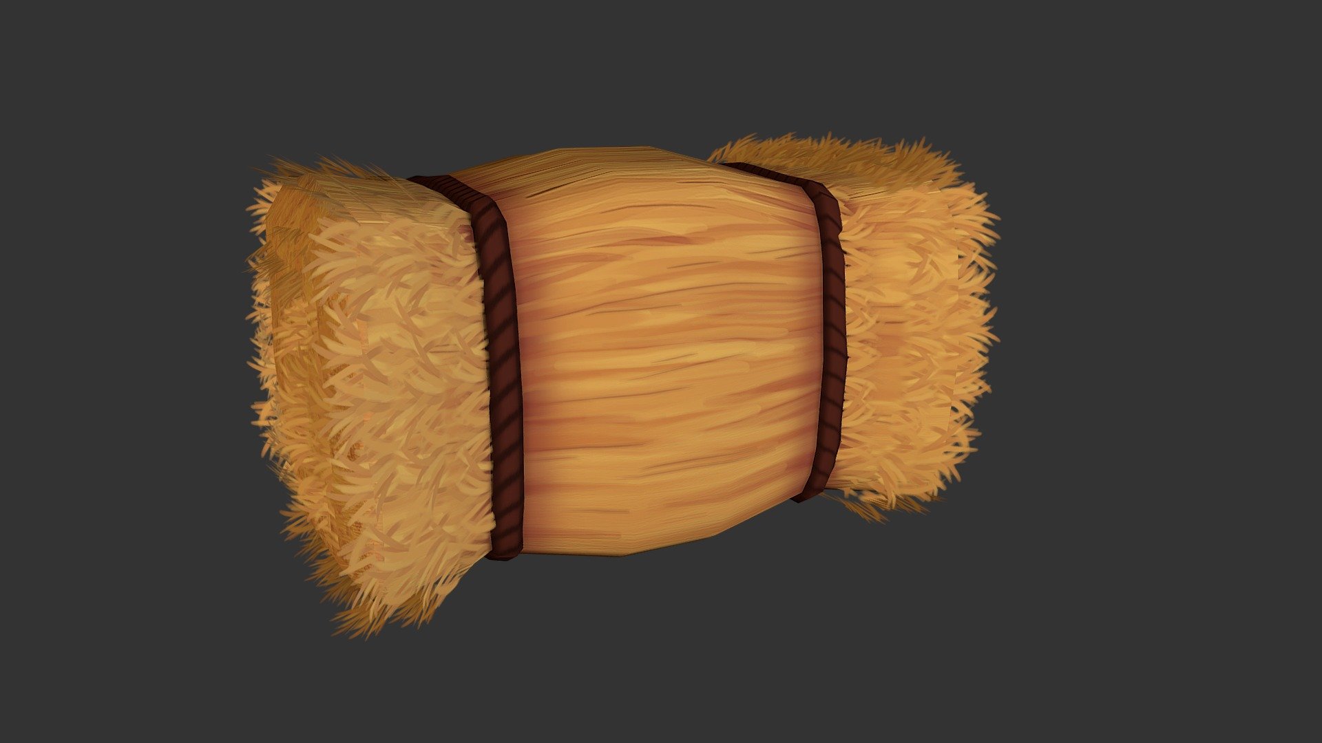 Hay bale 3d model