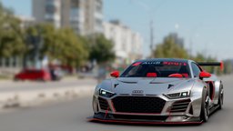 Model 3d Audi R8 V10