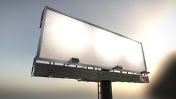 Metal Billboard Advertising Single Sided