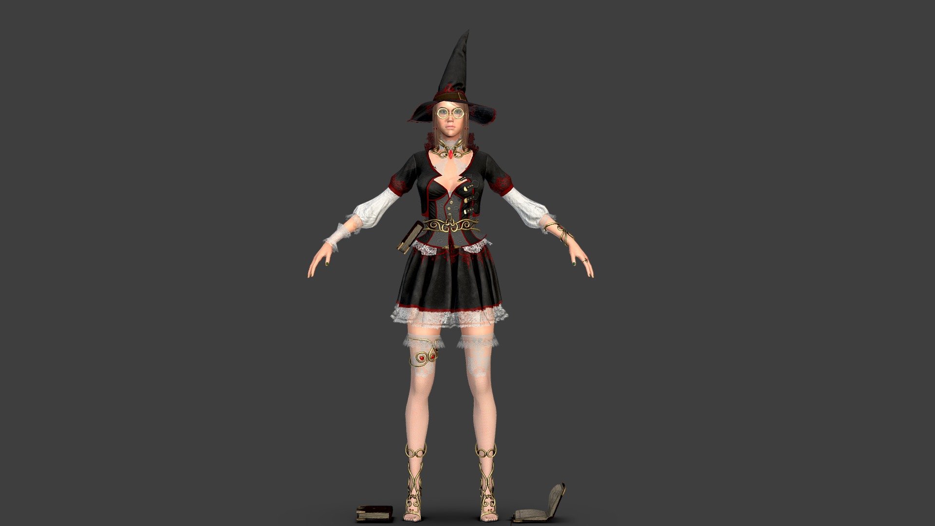 Witch 3d model