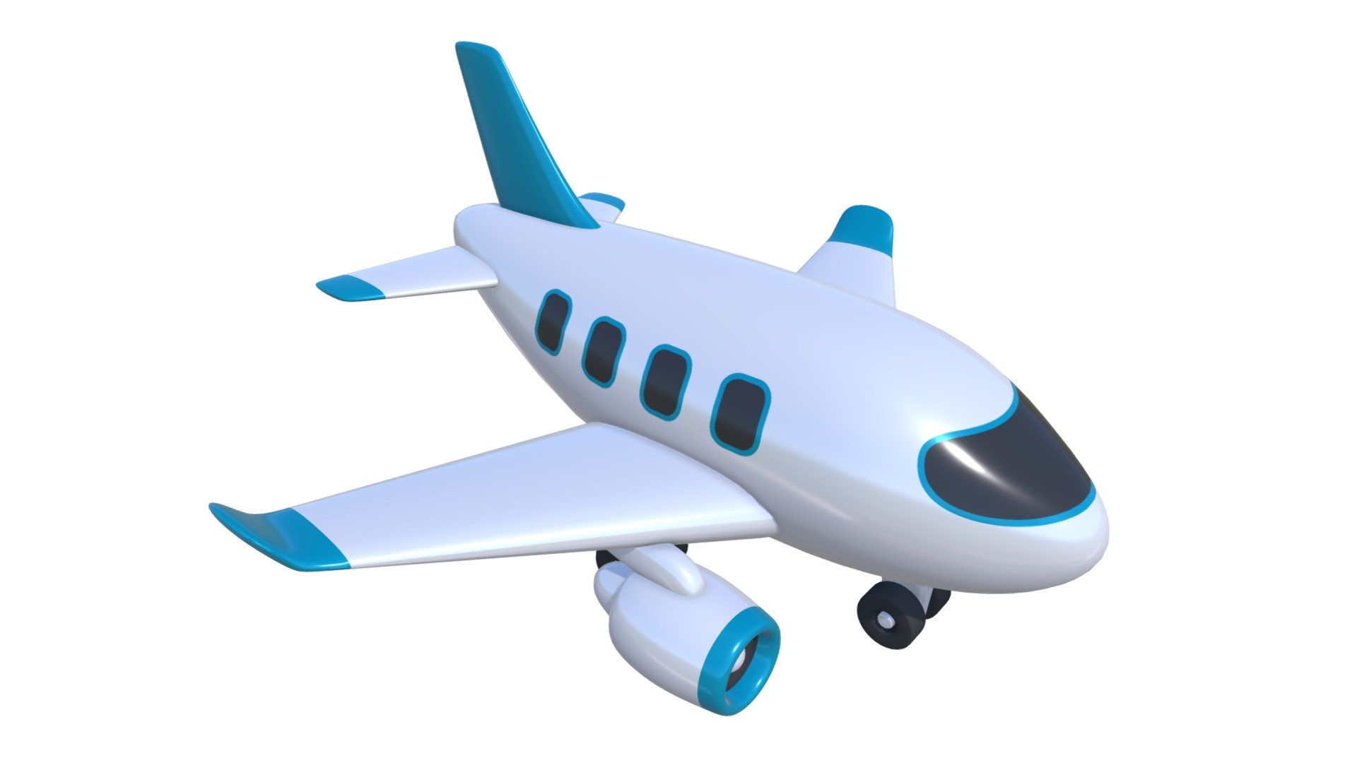 Airplane Toy 3d model