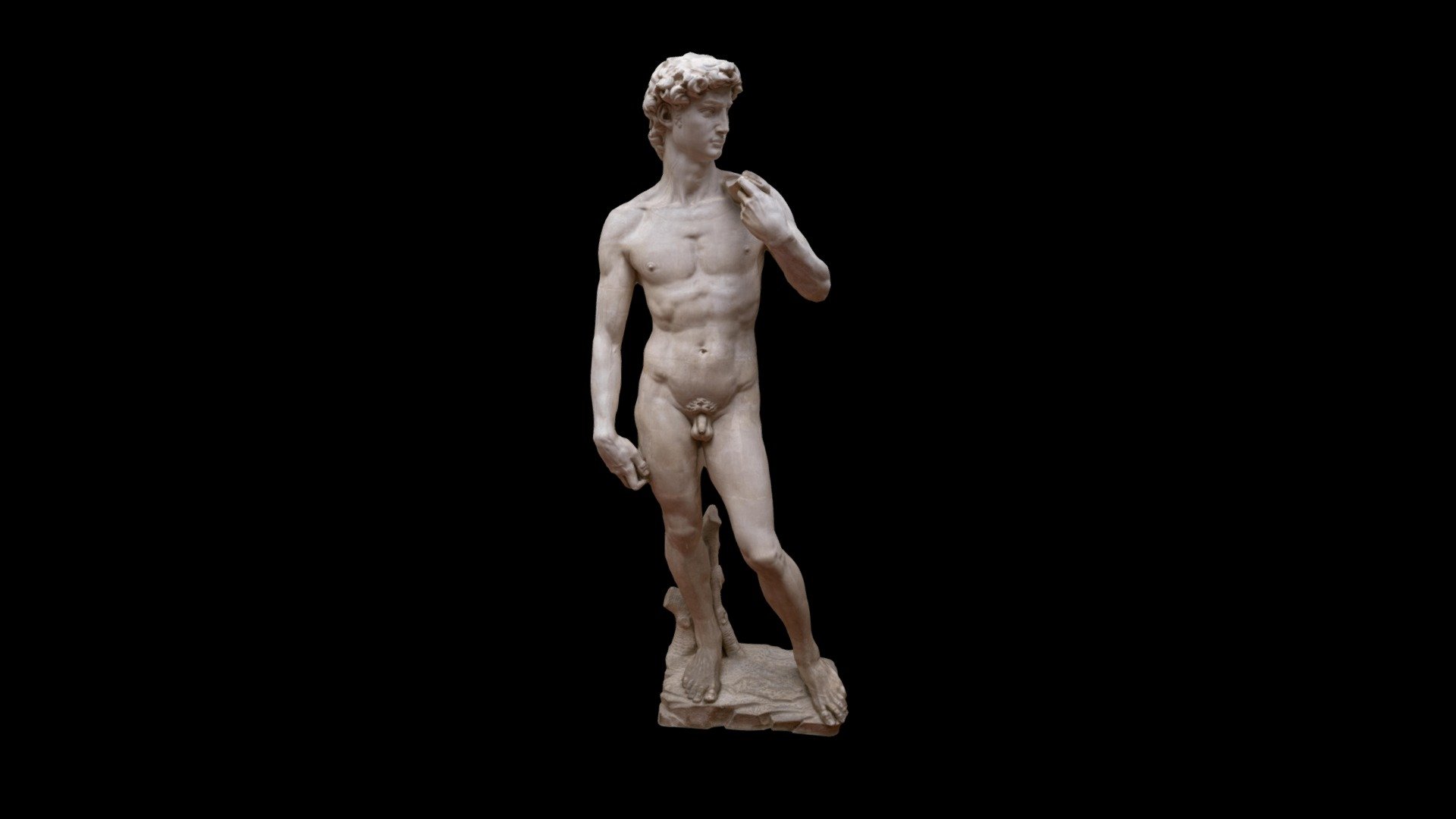 David Statue by Michelangelo 3d model