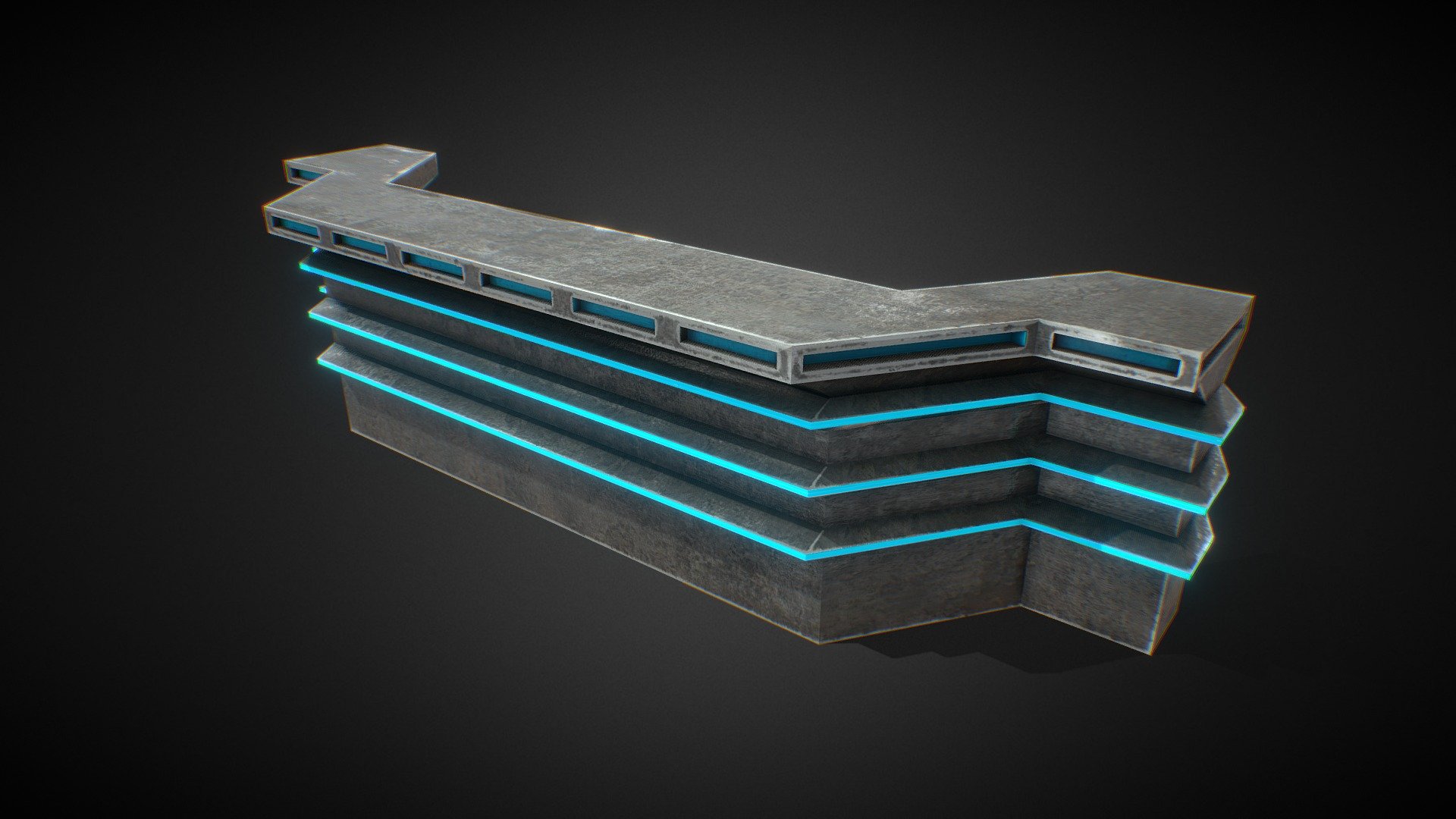 Bar 3d model