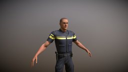 [UE4] Dutch Police Surveillant (Male)