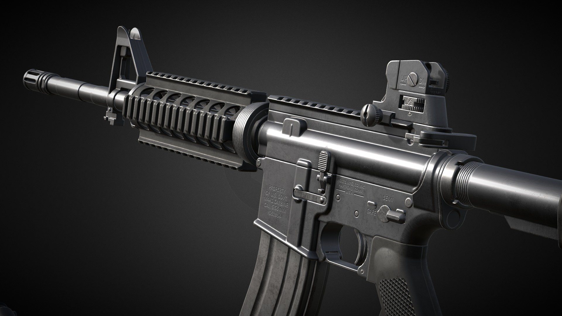 M4A1 3d model