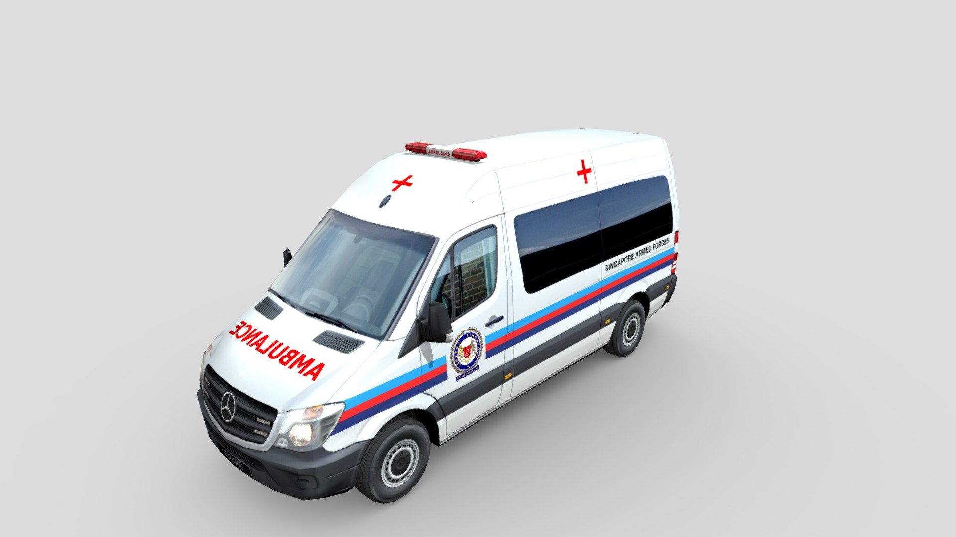 SAF Ambulance 3d model